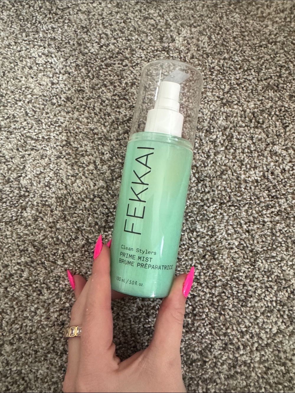 FEKKAI Clean Stylers Prime Mist - Mint Green Bottle